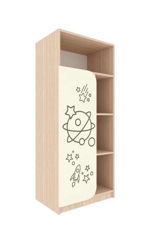 Шафа для зберігання засобів навчання, з тематичним фотодруком "Таємничий всесвіт", АНШАР ГРУП (5505), 600х400х1400 мм